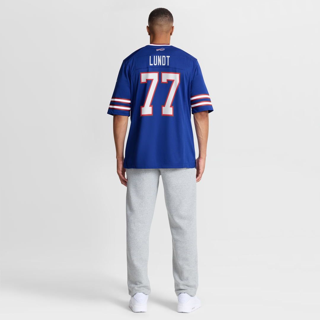 Men's Buffalo Bills Chase Lundt Nike Royal Team Game Jersey product image 8