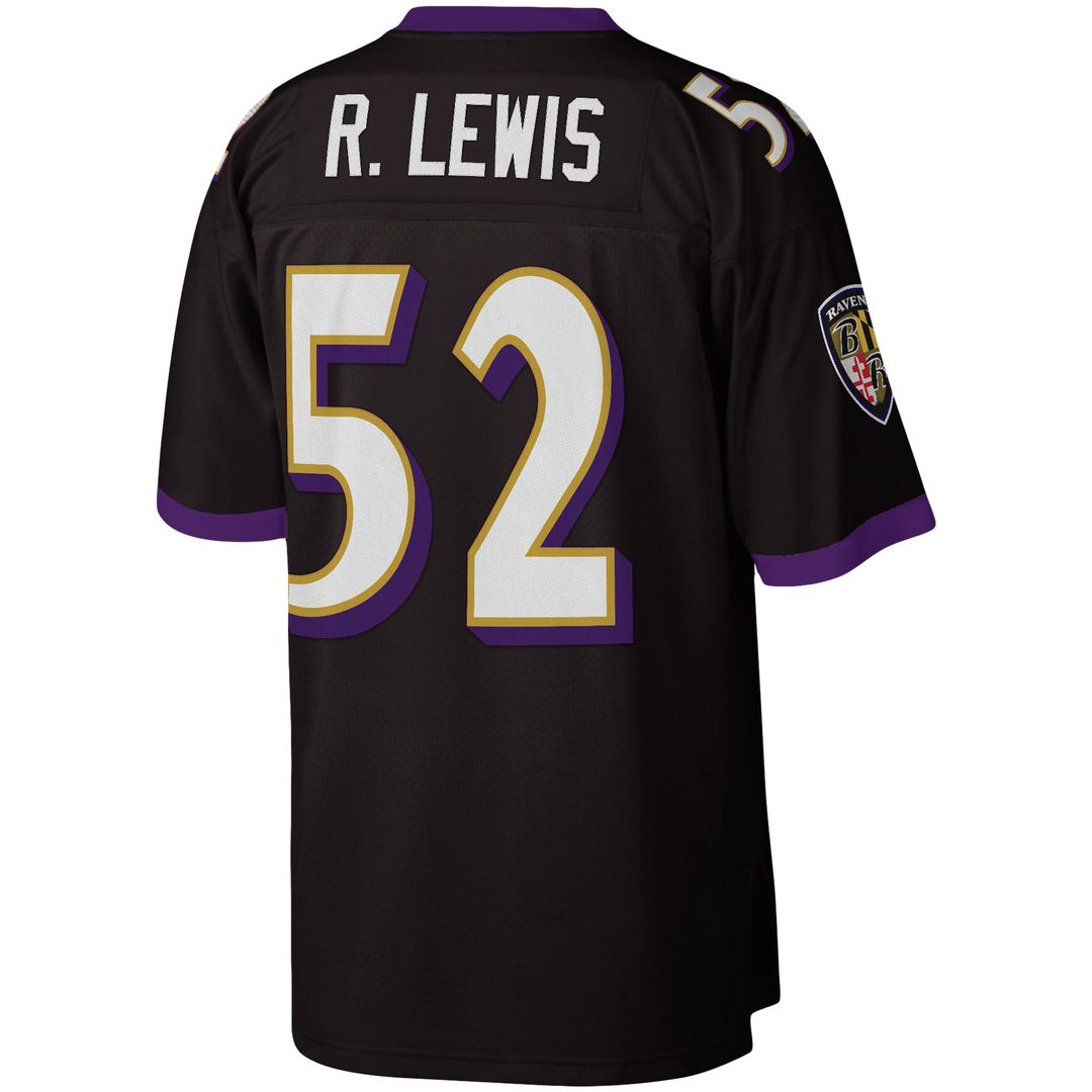 Men's Baltimore Ravens Ray Lewis Mitchell & Ness Black product image 3
