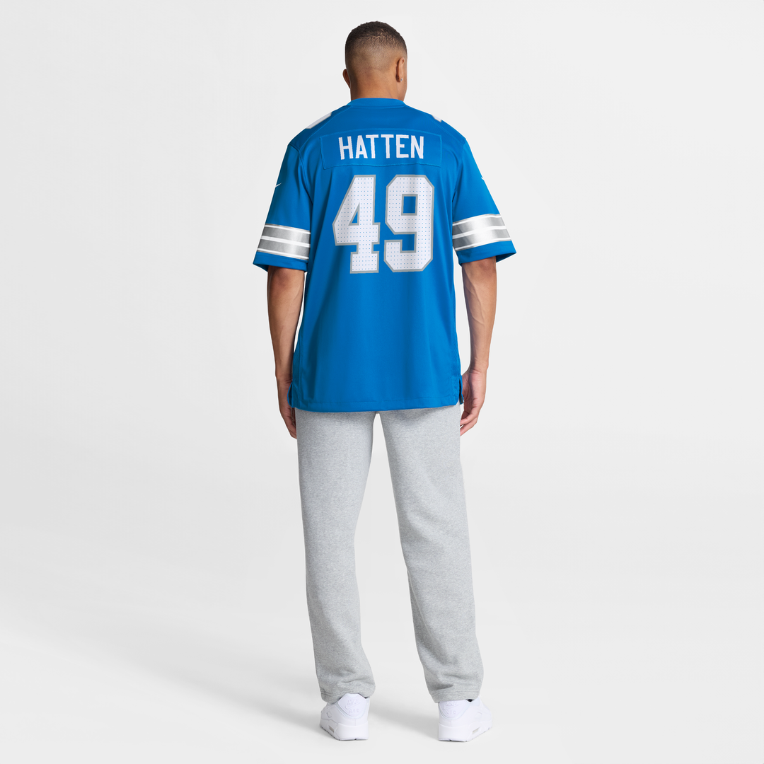 Men's Detroit Lions Hogan Hatten Nike Blue Game Jersey product image 8