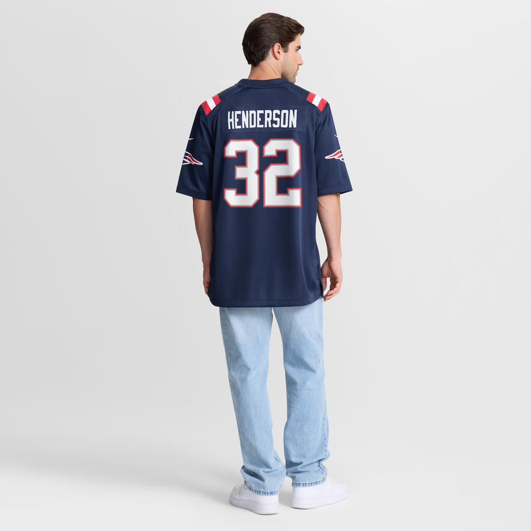 Men's New England Patriots TreVeyon Henderson Nike Red product image 14