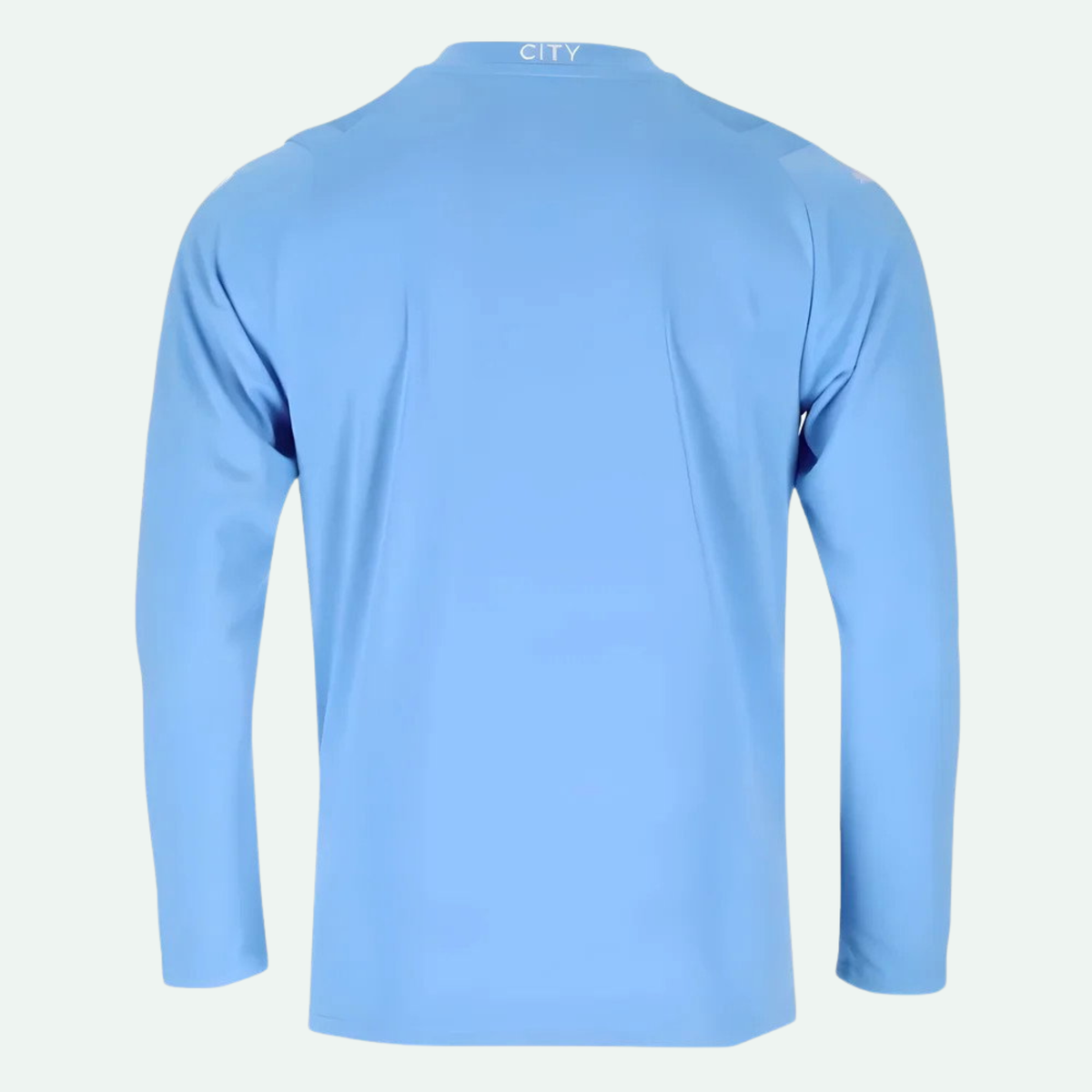 Manchester City 23/24 Home Long Sleeve Jersey product image 2, provided for visual reference and product detail review