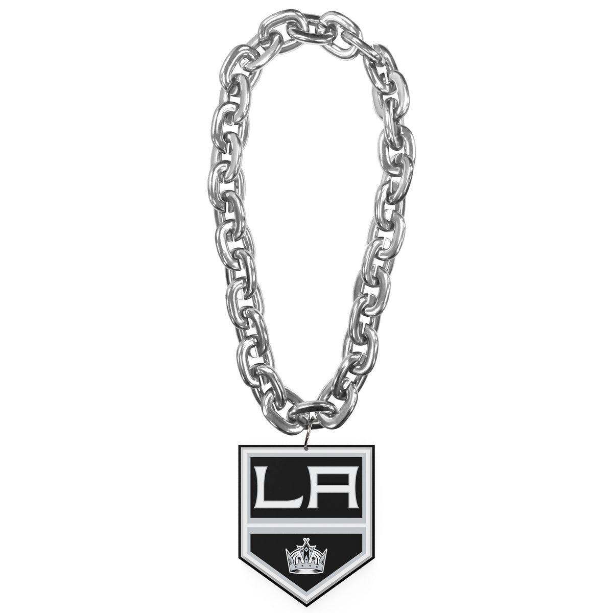 Kings Shield Logo Fan Chain Necklace product image 2, provided for visual reference and product detail review