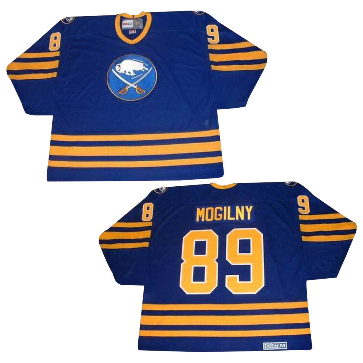 Alexander Mogilny Buffalo Sabres 89 Jersey product image 2, provided for visual reference and product detail review