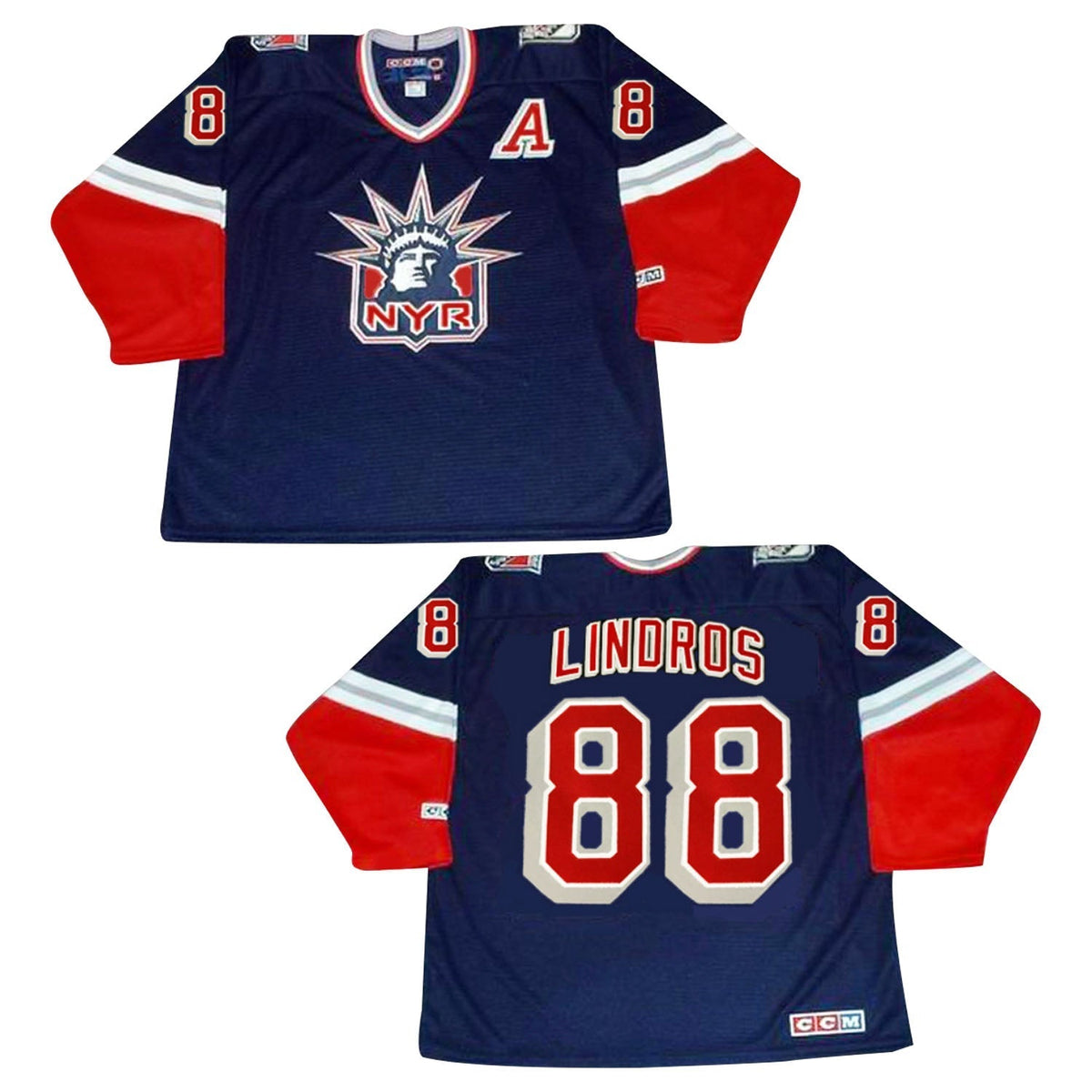 Eric Lindros New York Rangers 88 Jersey product image 3, provided for visual reference and product detail review