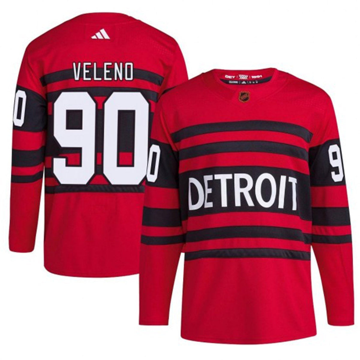 Joe Veleno Detroit Red Wings 90 Jersey product image 5, provided for visual reference and product detail review