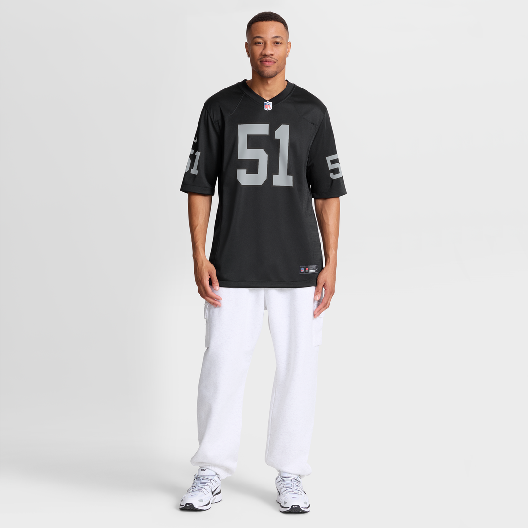 Men's Las Vegas Raiders Malcolm Koonce Nike Black Game product image 7