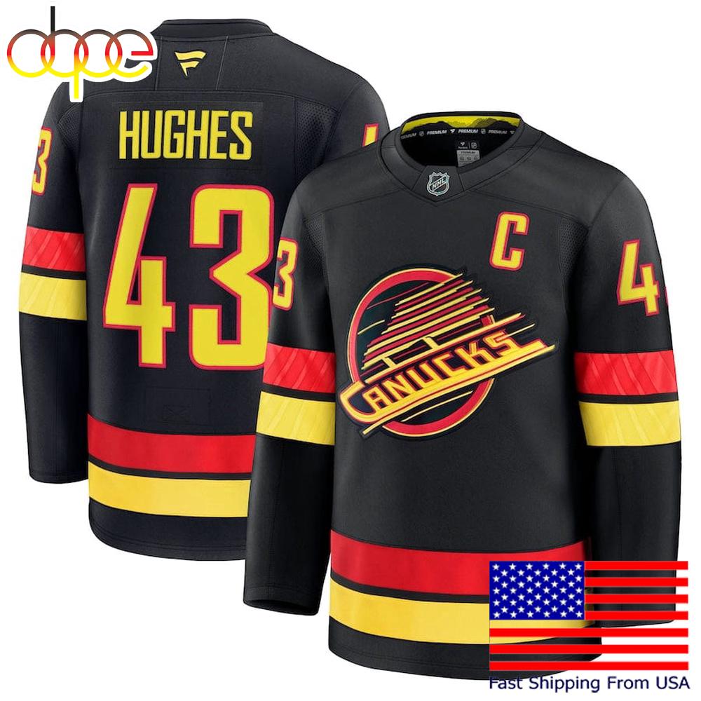 NHL Vancouver Canucks Quinn Hughes Vancouver Canucks Limited Hockey Jersey, Vancouver Canucks Jersey product image 1,