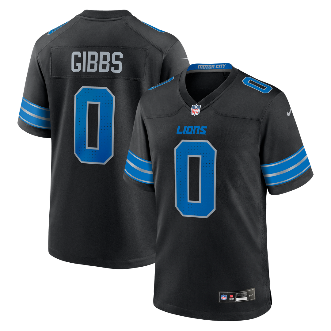Men's Detroit Lions Jahmyr Gibbs Nike White Game Player product image 7