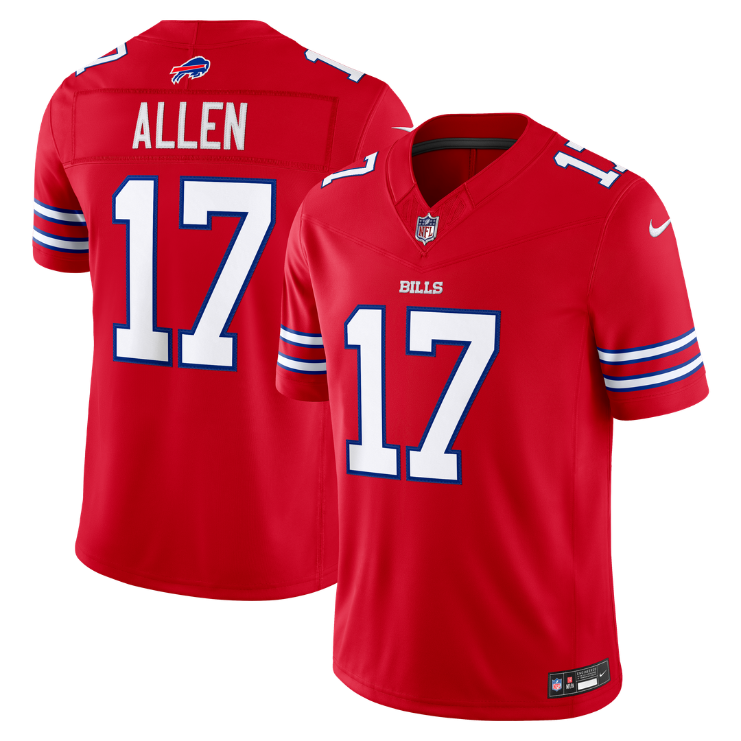 Men's Buffalo Bills Josh Allen Nike White Vapor F.U.S.E. product image 7
