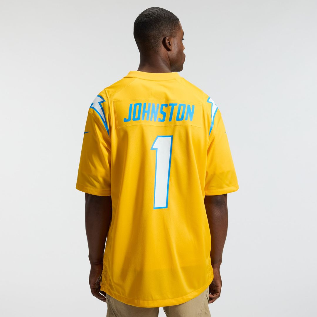 Men's Los Angeles Chargers Quentin Johnston Nike Gold product image 15