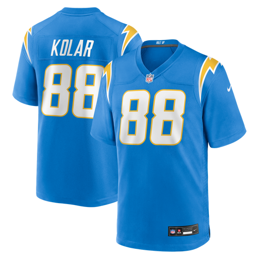 Men's Los Angeles Chargers Charlie Kolar Nike Powder Blue product image 1