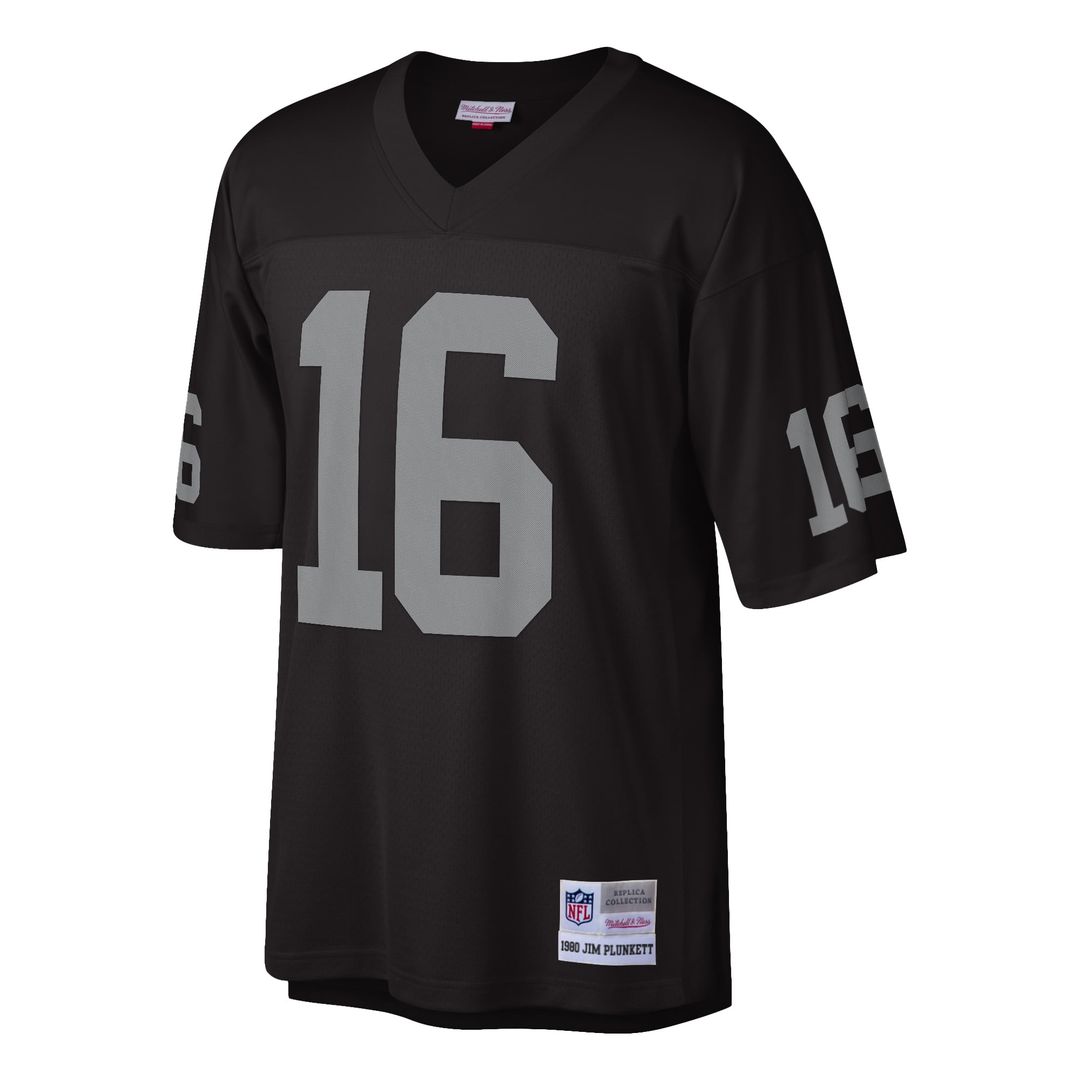Men's Oakland Raiders Jim Plunkett Mitchell & Ness Black product image 2