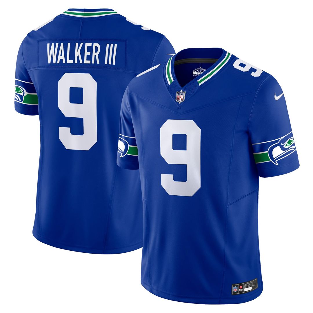 Men's Seattle Seahawks Kenneth Walker III Nike Royal Vapor product image 1