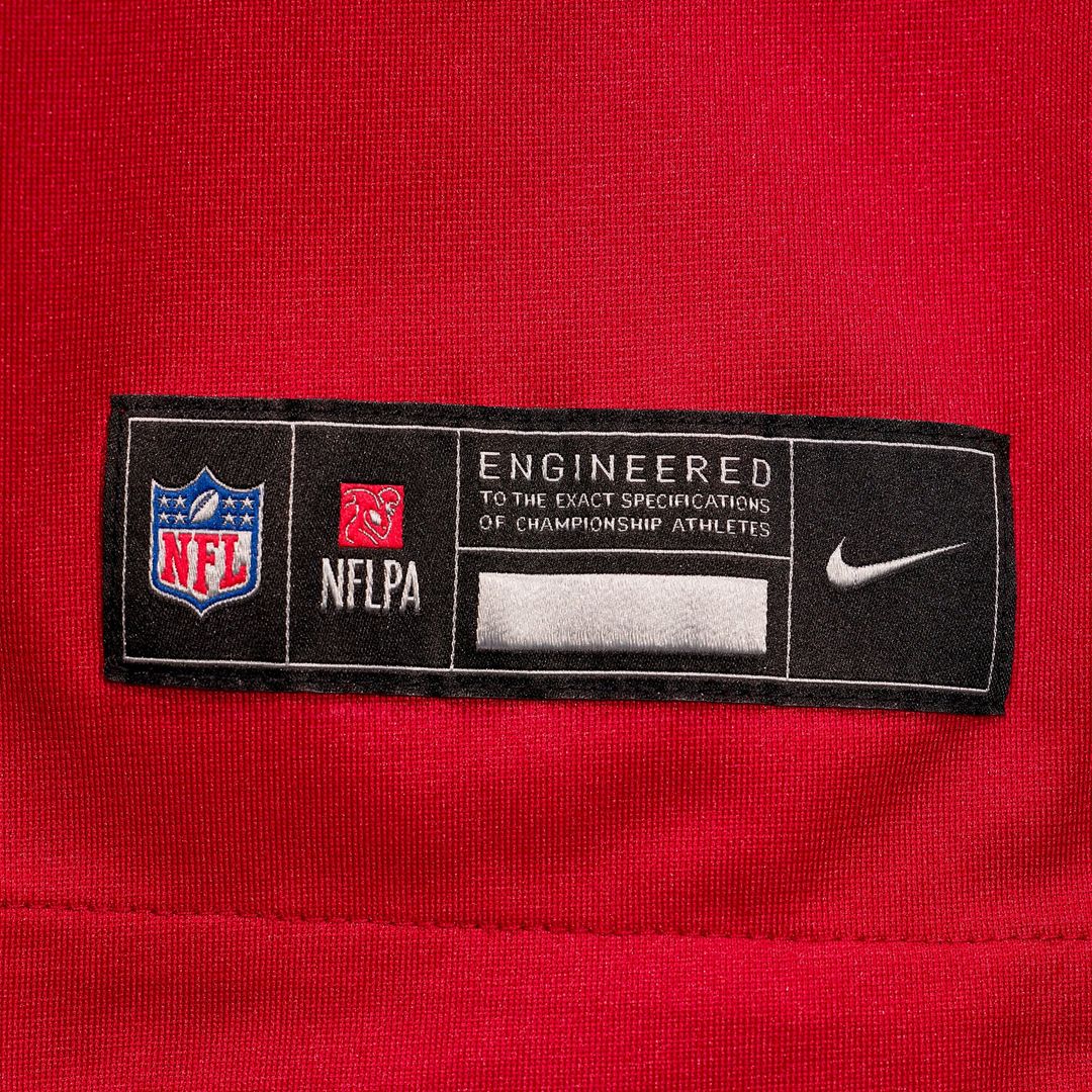 Men's Kansas City Chiefs Wanya Morris Nike Red Game Jersey product image 6