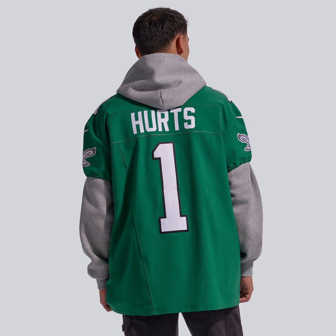 Men's Philadelphia Eagles Jalen Hurts Nike Midnight Green product image 9