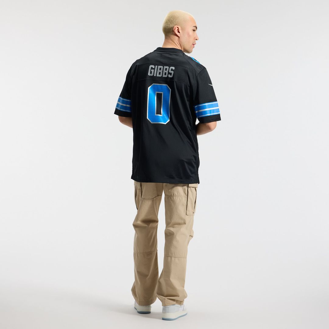 Men's Detroit Lions Jahmyr Gibbs Nike White Game Player product image 10