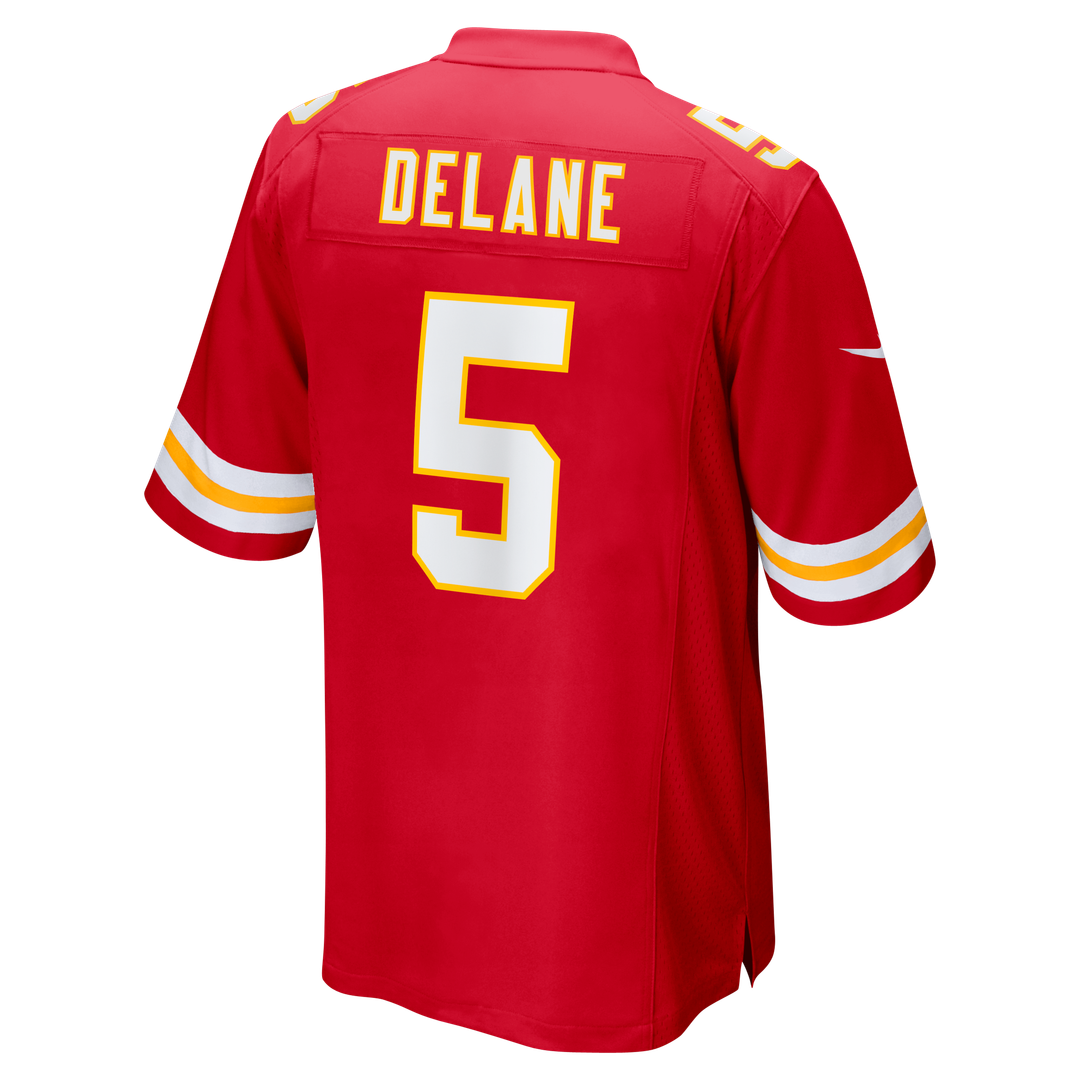 Men's Kansas City Chiefs Mansoor Delane Nike Red Team Game product image 5