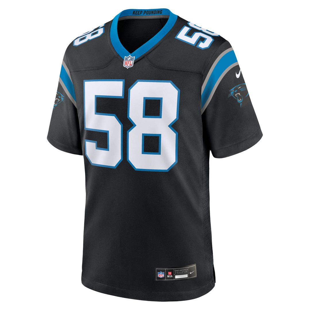 Men's Carolina Panthers Thomas Davis Sr. Nike Black Team product image 2