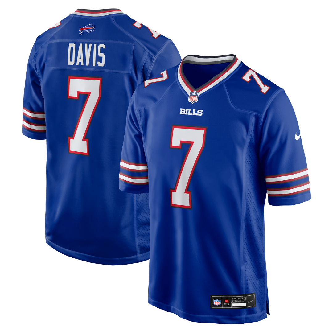 Men's Buffalo Bills Ray Davis Nike Royal Team Game Jersey product image 1