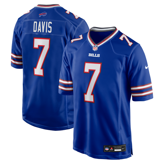 Men's Buffalo Bills Ray Davis Nike Royal Team Game Jersey product image 1