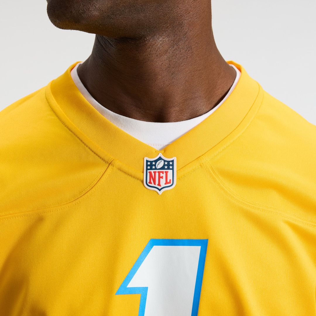 Men's Los Angeles Chargers Quentin Johnston Nike Gold product image 21