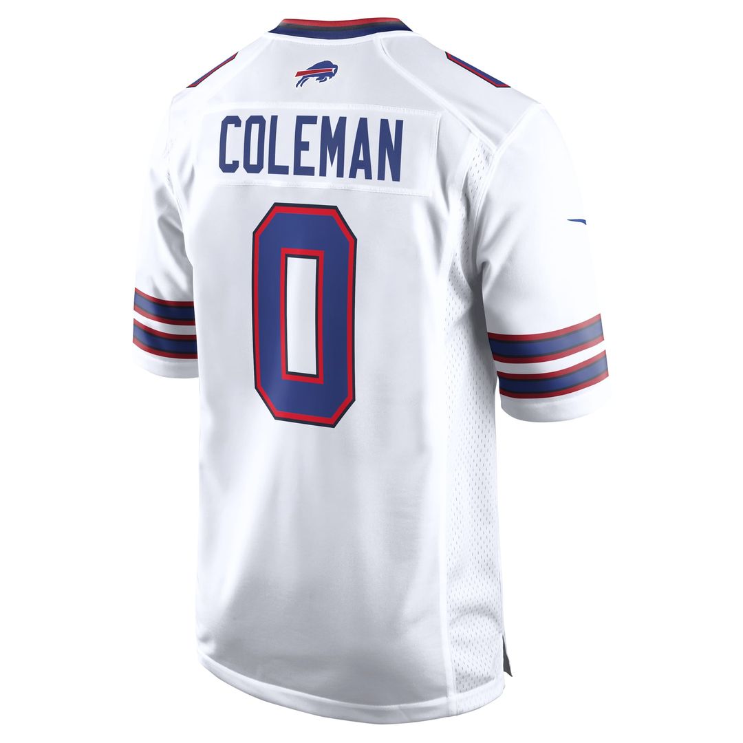 Men's Buffalo Bills Keon Coleman Nike White Game Jersey product image 3