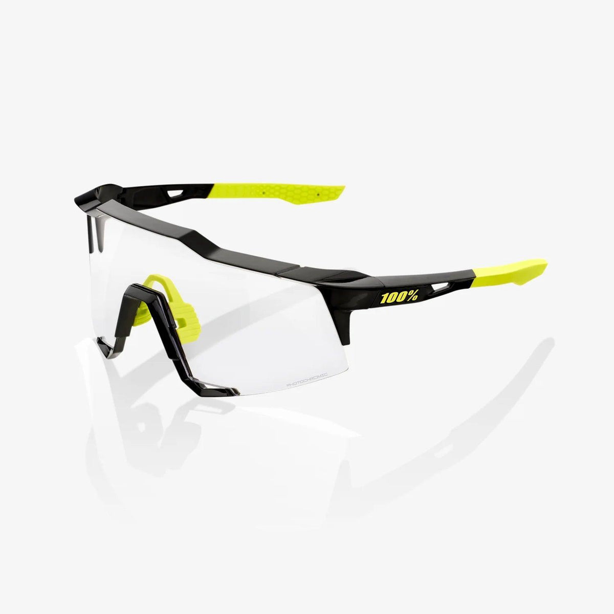 100 Percent Sunglasses - SPEEDCRAFT - Gloss Black - Photochromic Lens product image 1, provided for visual reference and