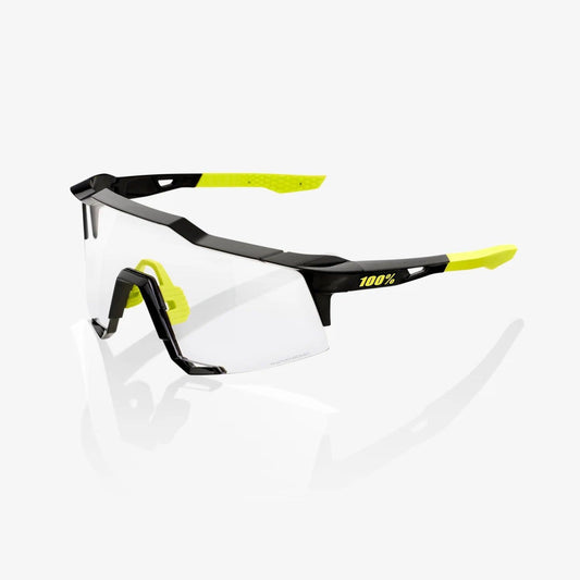 100 Percent Sunglasses - SPEEDCRAFT - Gloss Black - Photochromic Lens product image 1, provided for visual reference and
