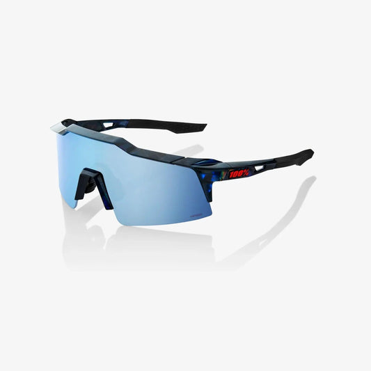 100 Percent Sunglasses - SPEEDCRAFT SL - Black Holographic - HiPER Blue Multilayer Mirror Lens product image 1, provided for