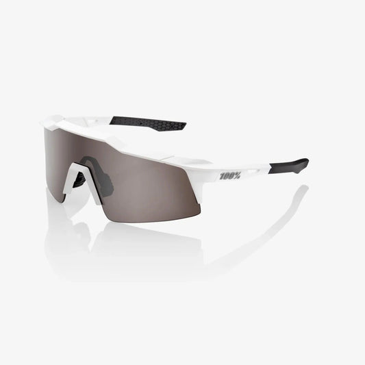 100 Percent Sunglasses - SPEEDCRAFT SL - Matte White - HiPER Silver Mirror Lens product image 1, provided for visual