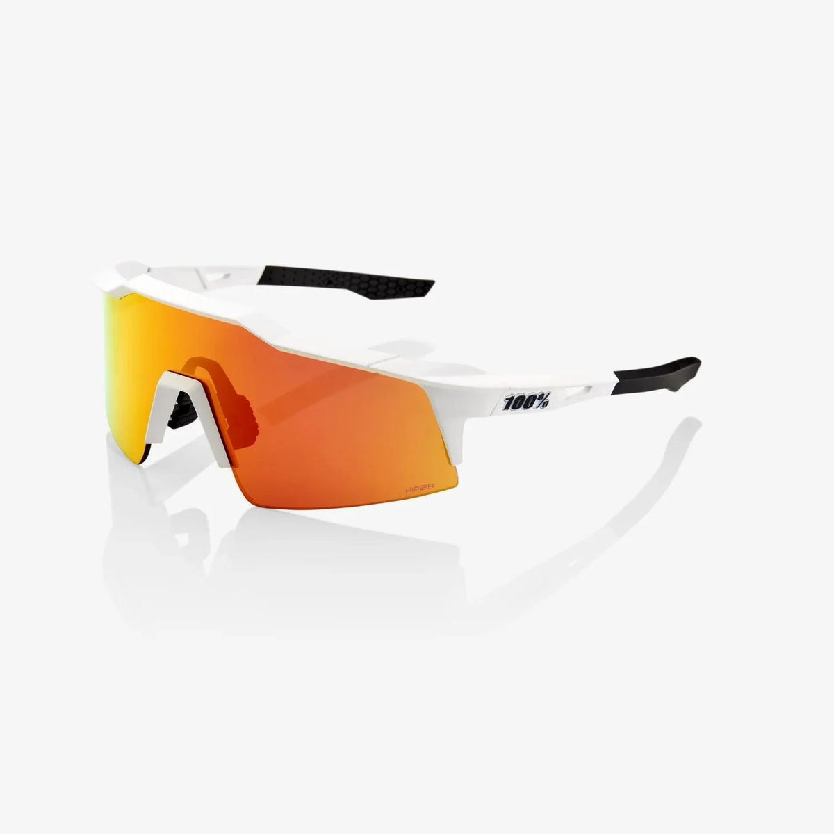 100 Percent Sunglasses - SPEEDCRAFT SL - Soft Tact Off White - HiPER Red Multilayer Mirror Lens product image 1, provided