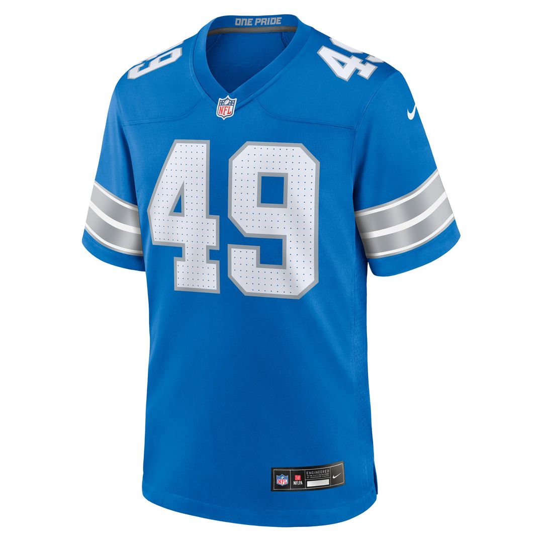 Men's Detroit Lions Hogan Hatten Nike Blue Game Jersey product image 2