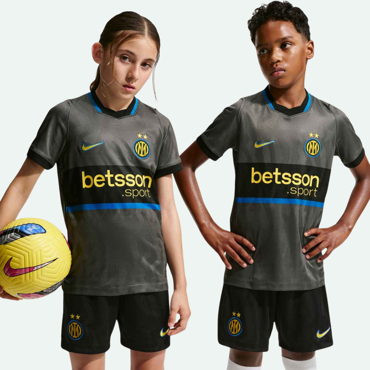 Inter Milan 26/27 Stadium Third Kids Jersey product image 5, provided for visual reference and product detail review