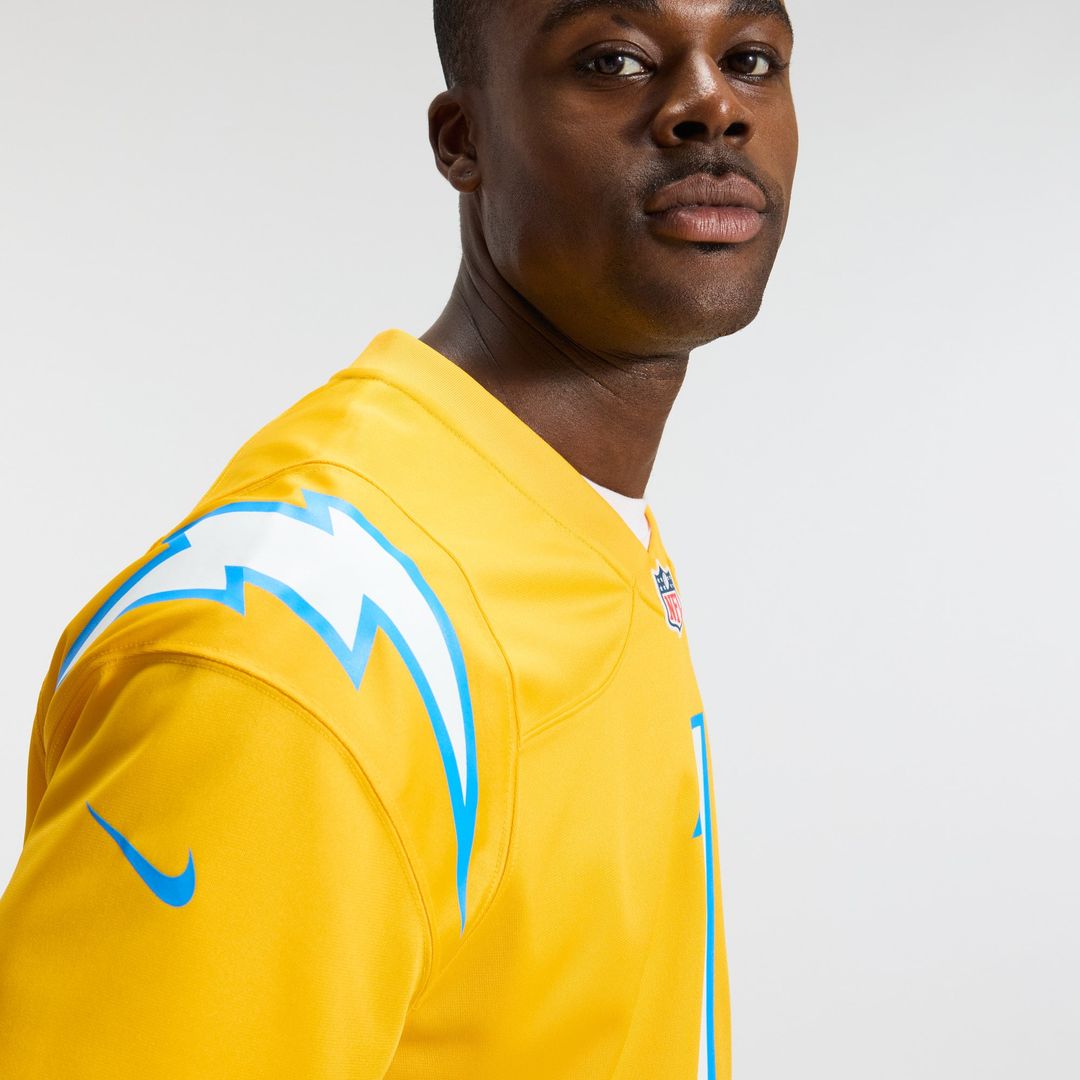 Men's Los Angeles Chargers Quentin Johnston Nike Gold product image 22