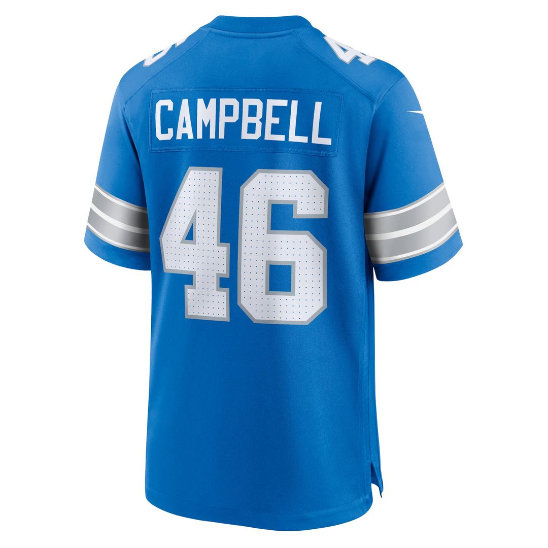 Men's Detroit Lions Jack Campbell Nike White Game Jersey product image 9