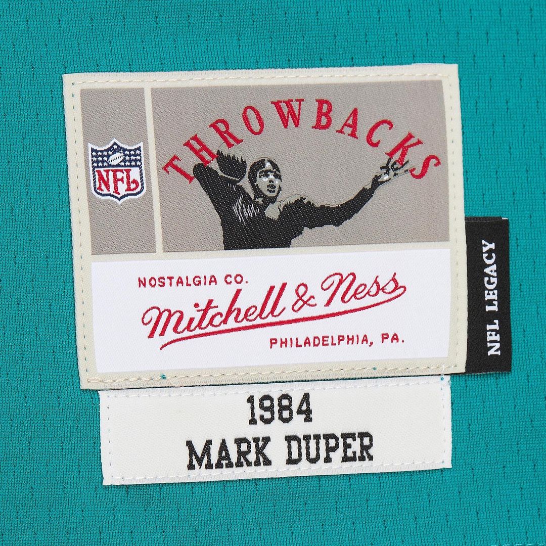 Men's Miami Dolphins Mark Duper Mitchell & Ness Aqua Legacy product image 5