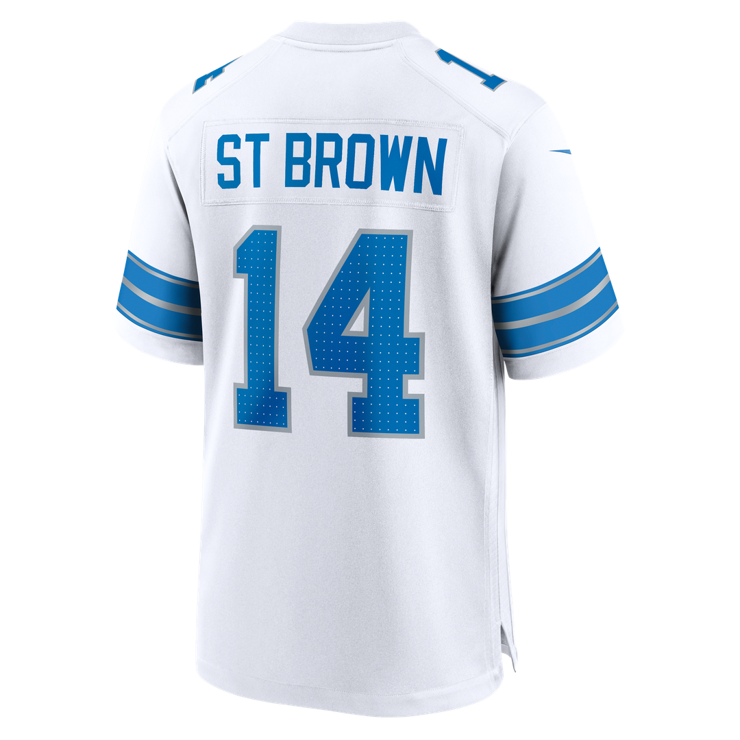 Men's Detroit Lions Amon-Ra St. Brown Nike Blue Game Jersey product image 33