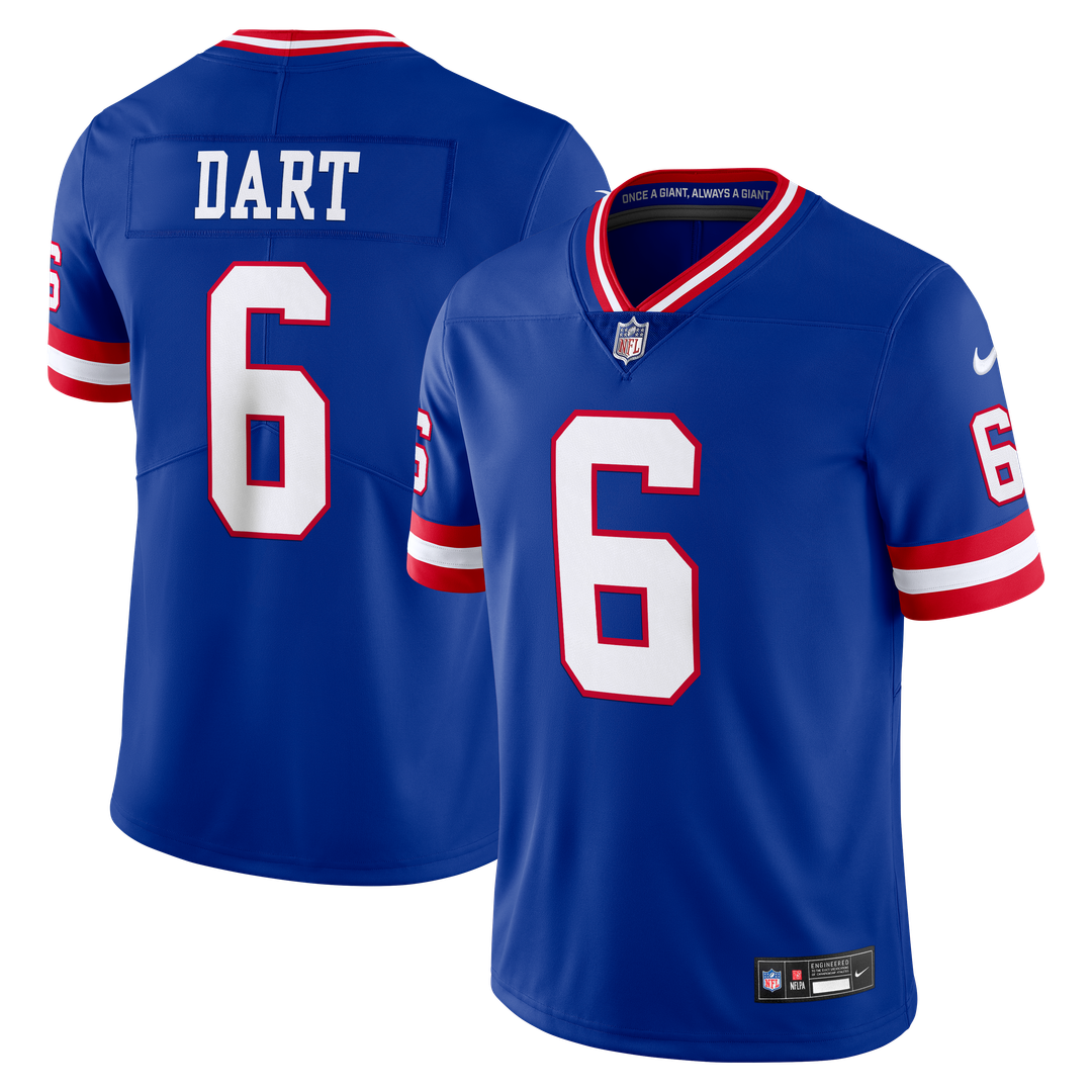 Men's New York Giants Jaxson Dart Nike White Vintage Vapor product image 7