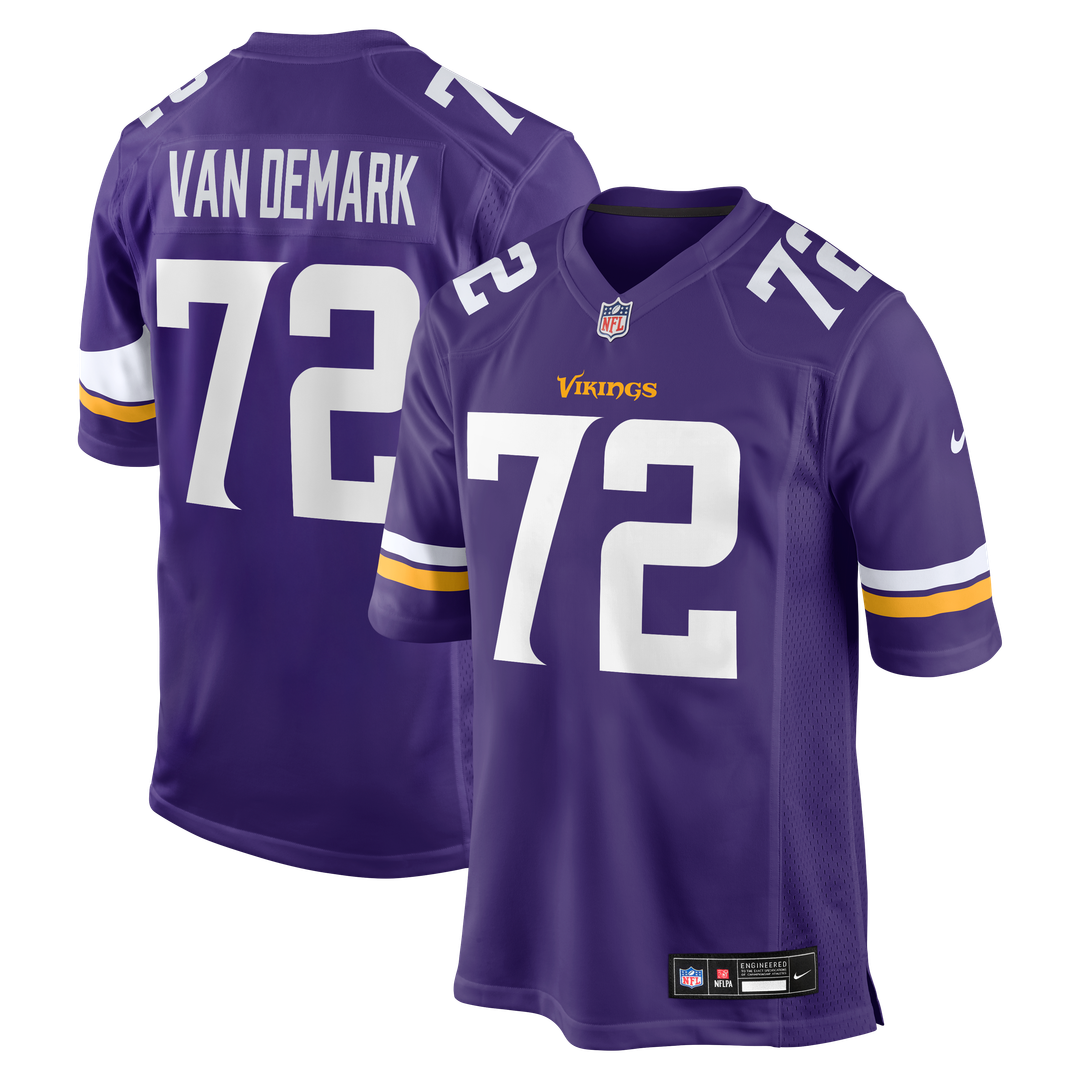 Men's Minnesota Vikings Ryan Van Demark Nike Purple Team product image 1