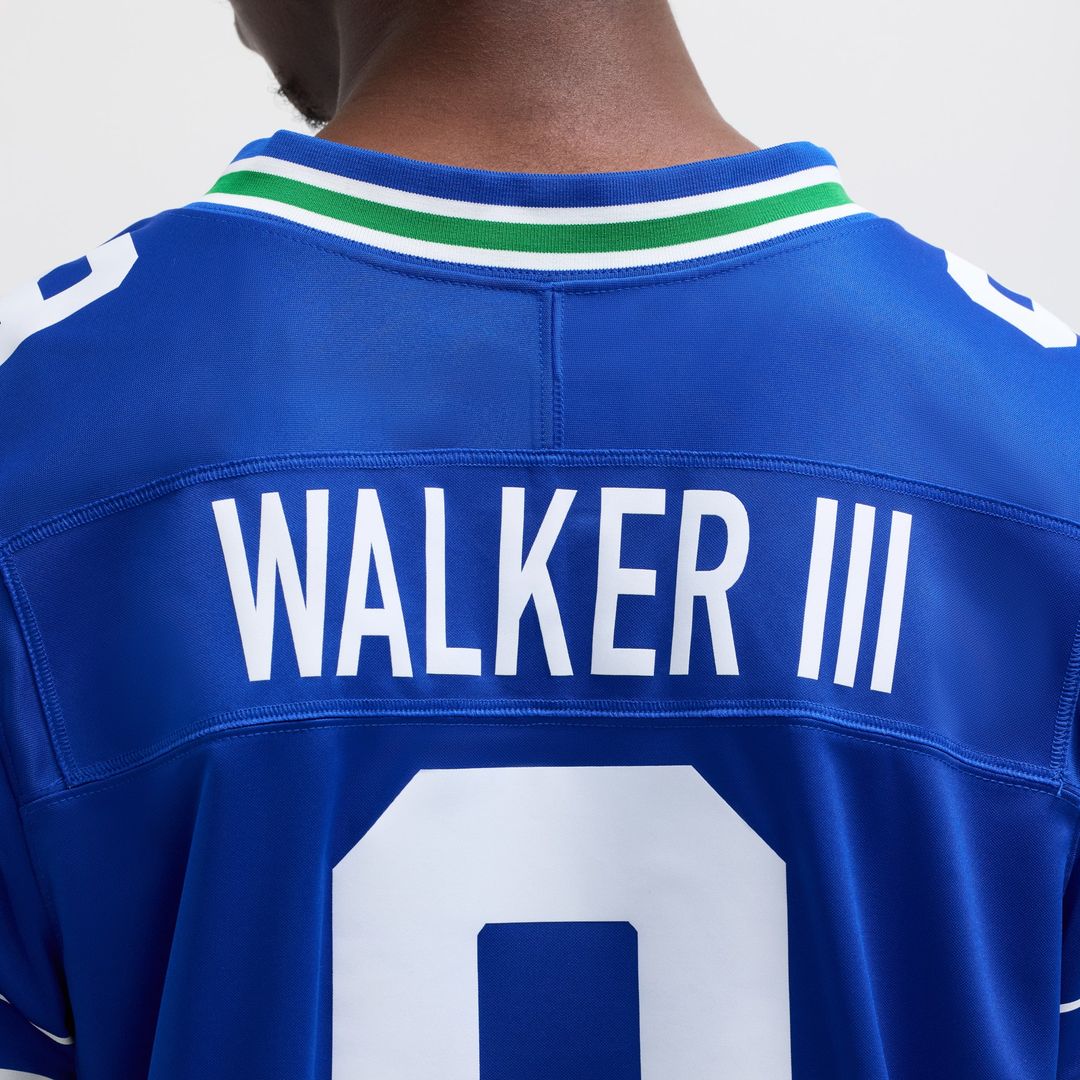 Men's Seattle Seahawks Kenneth Walker III Nike Royal Vapor product image 8