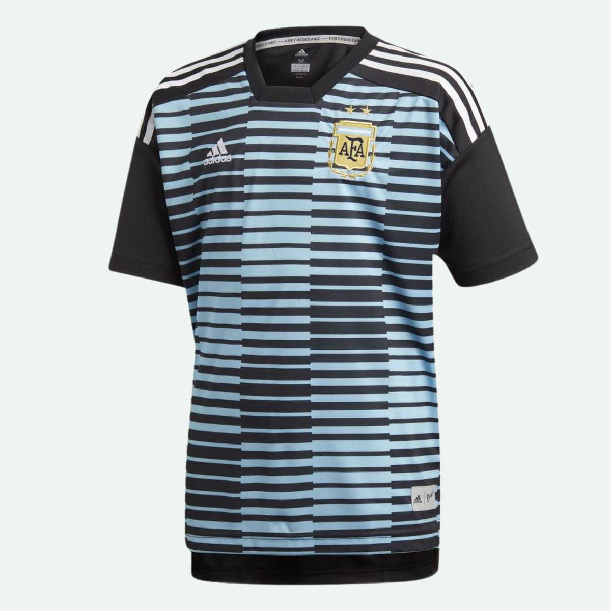 Argentina Home Pre-Match Kids Jersey product image 1, provided for visual reference and product detail review