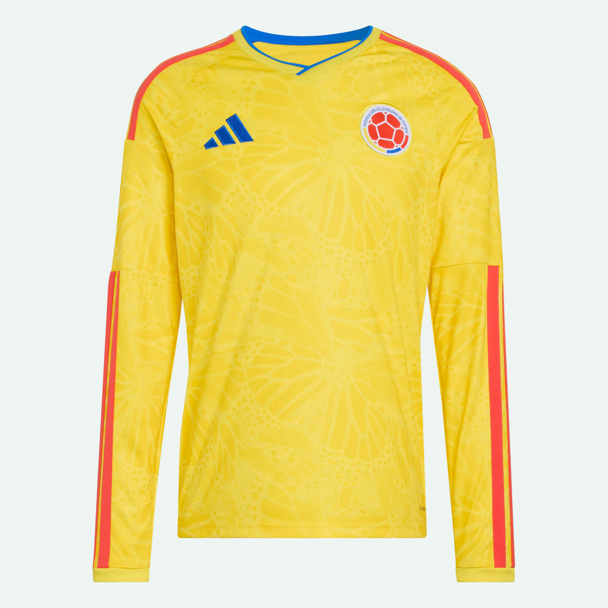 Colombia 26 Home Long Sleeve Jersey product image 1, provided for visual reference and product detail review
