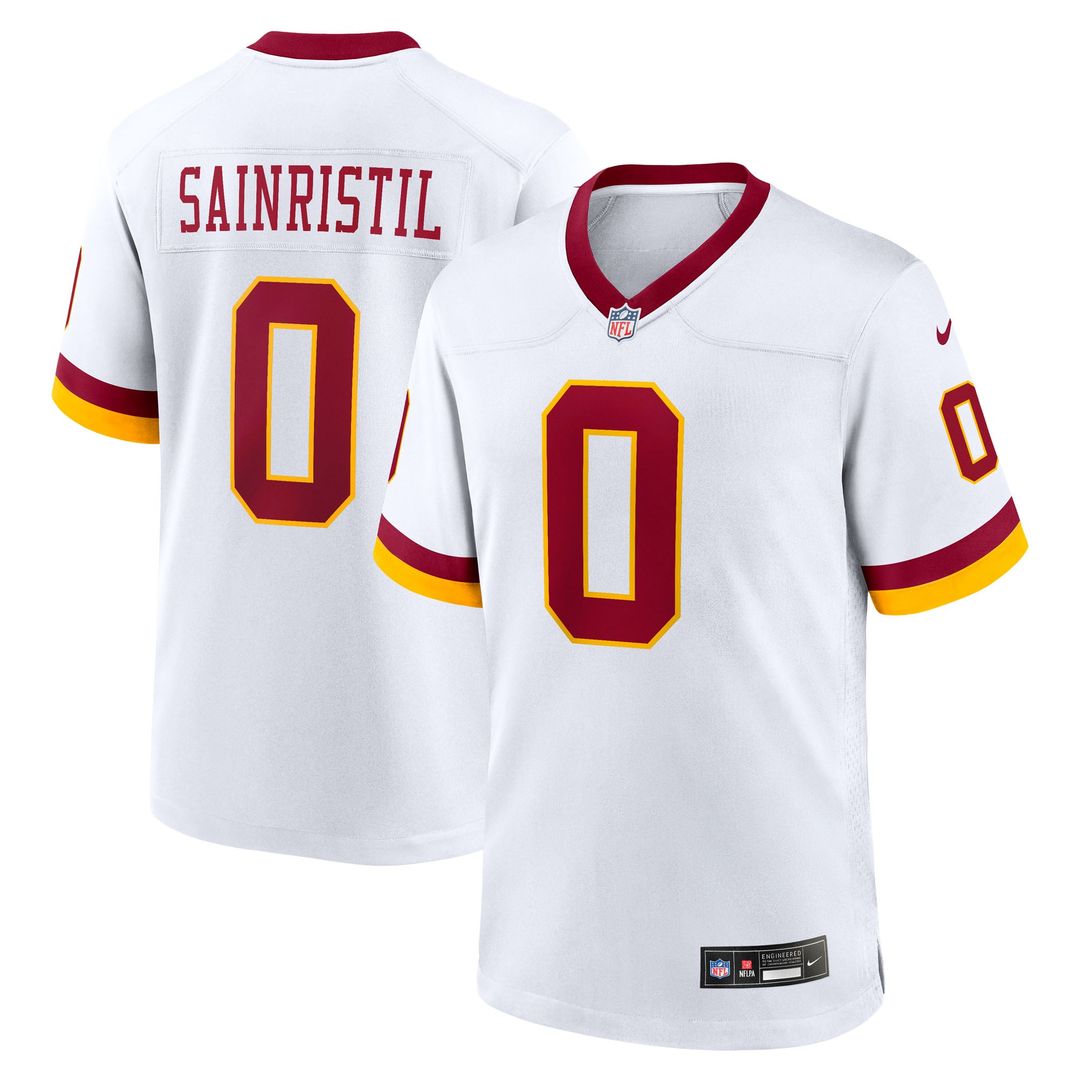 Men's Washington Commanders Mike Sainristil Nike White Game product image 8