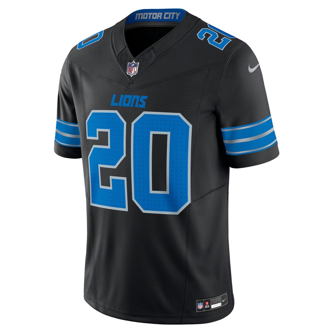 Men's Detroit Lions Barry Sanders Nike Black 2nd Alternate product image 5