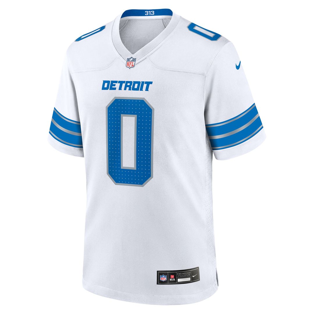 Men's Detroit Lions Jahmyr Gibbs Nike White Game Player product image 2