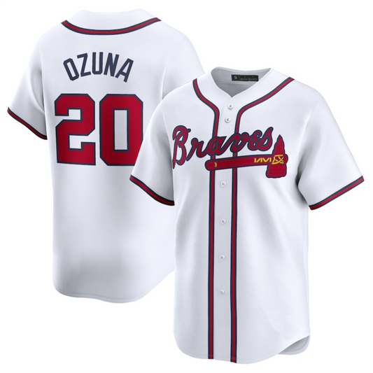 #20 Marcell Ozuna Player A.Braves White Home Limited product image 1