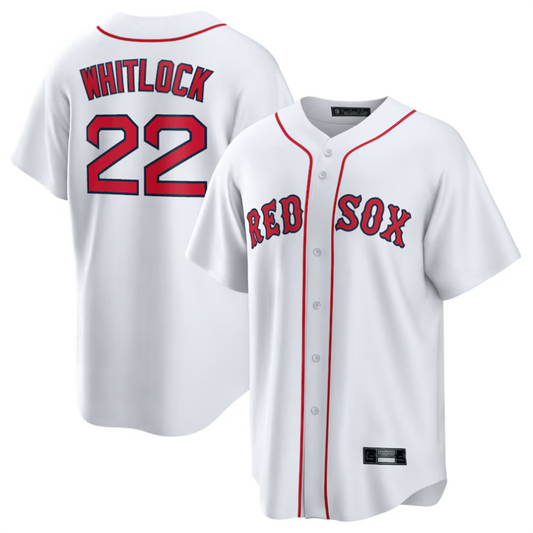 #22 Garrett Whitlock Player B.Red Sox White Home Replica product image 1