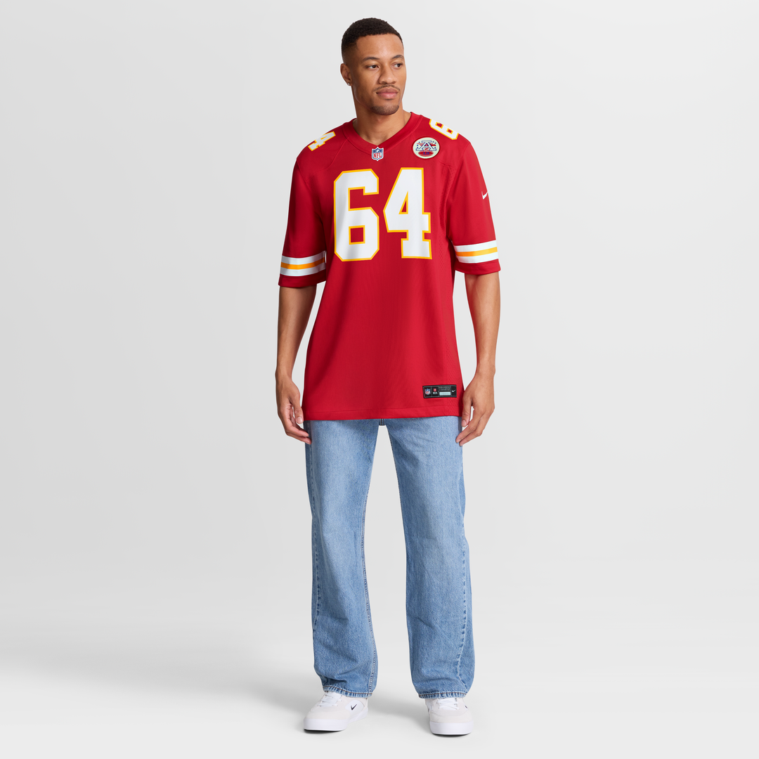 Men's Kansas City Chiefs Wanya Morris Nike Red Game Jersey product image 7