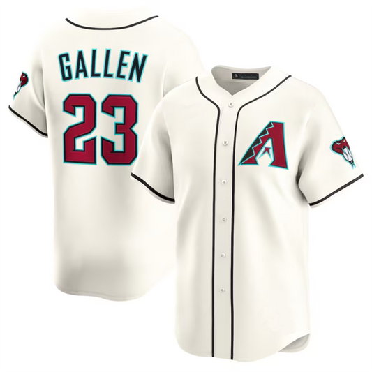 #23 Zac Gallen Player A.Diamondbacks Cream Game Limited product image 1