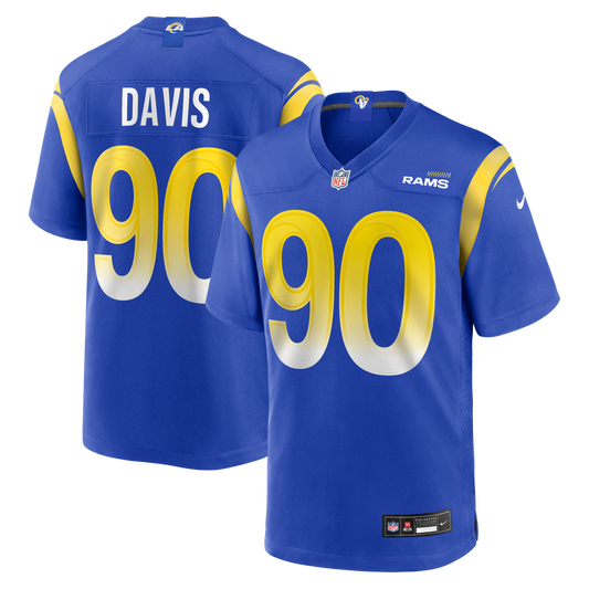 Men's Los Angeles Rams Tyler Davis Nike Royal Team Game product image 1